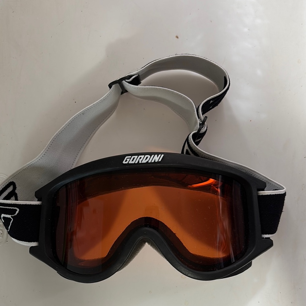 Gordini Black and Orange Ski Goggles
